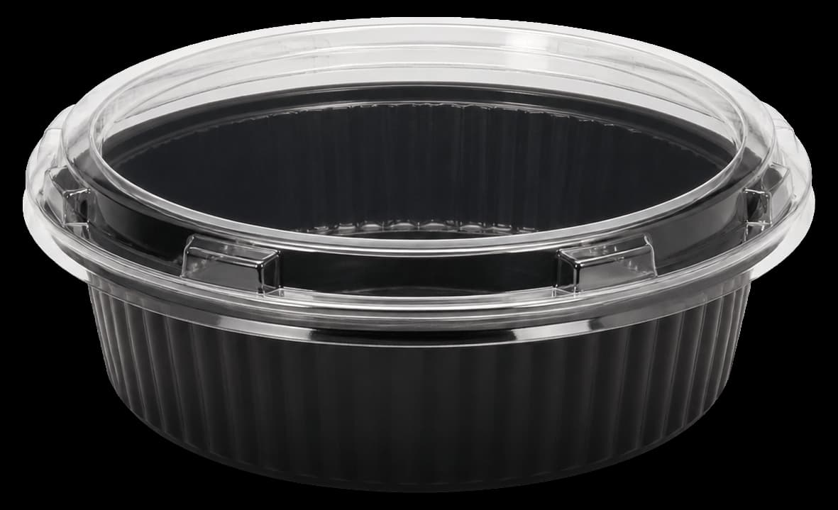 Round Container - Black