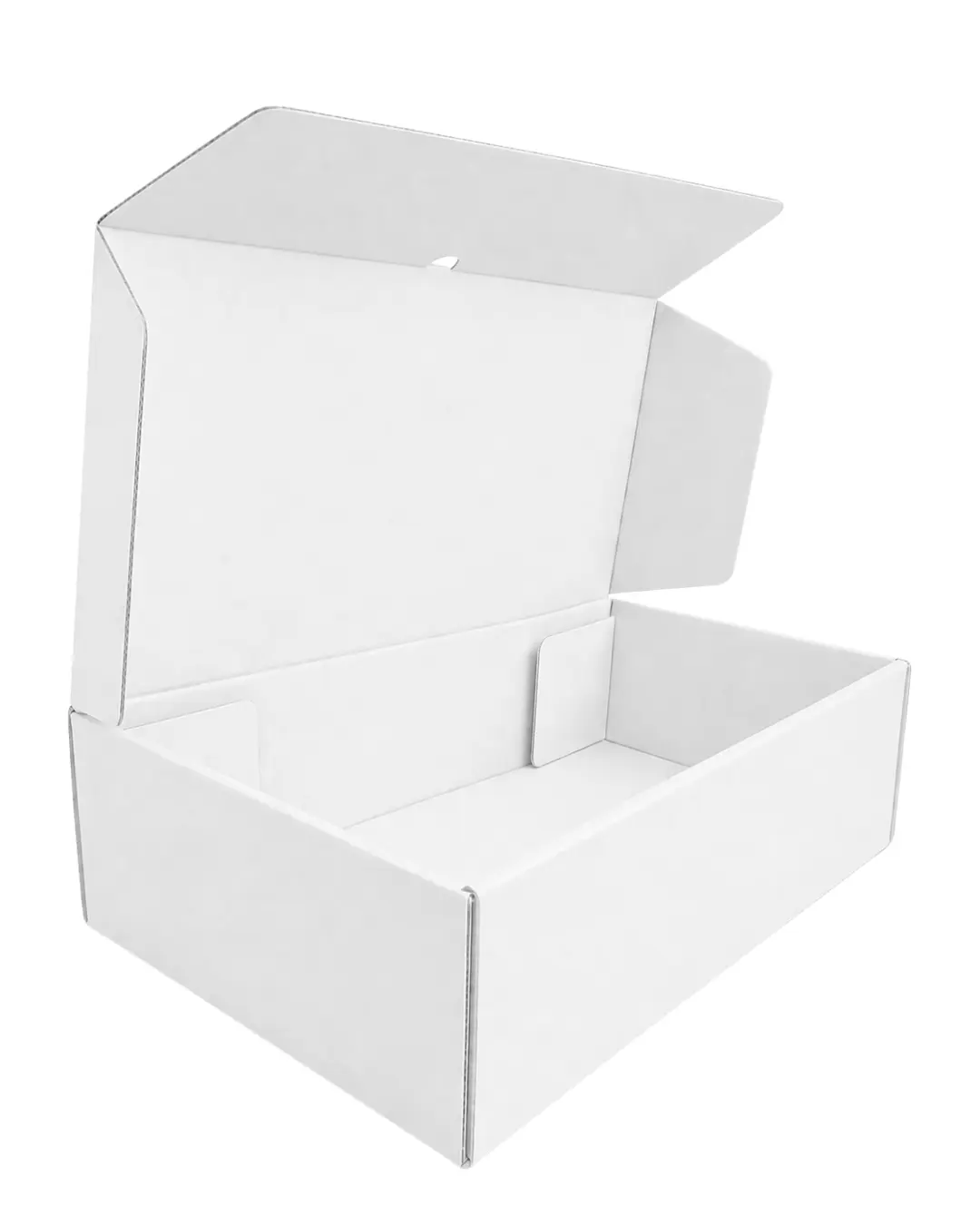13 x 6.70 x 3.15 Inch 3 Ply Corrugated White Kraft Paper Food Box