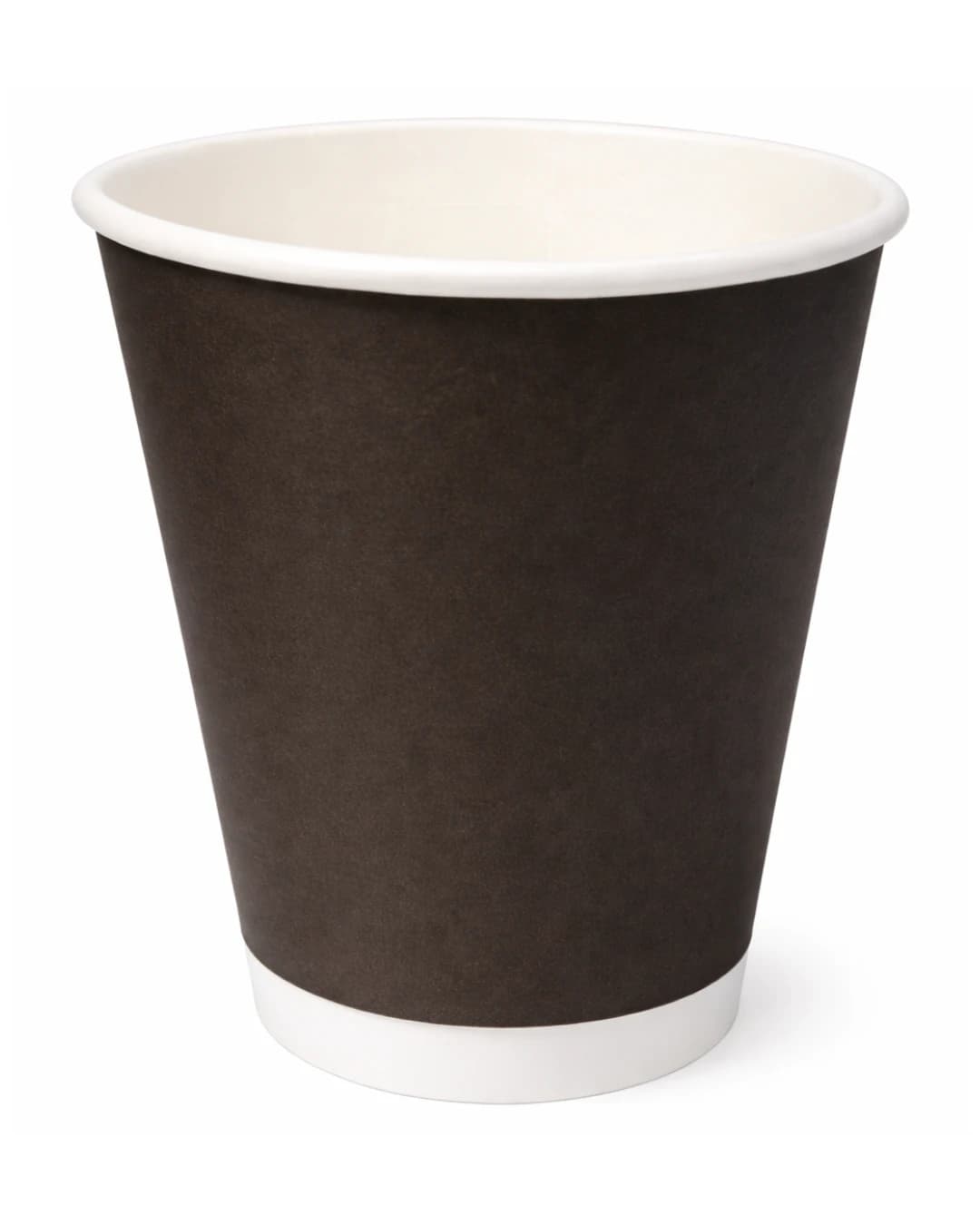 250 Ml (8 OZ) Double Wall Black Coloured Kraft White Paper Cup