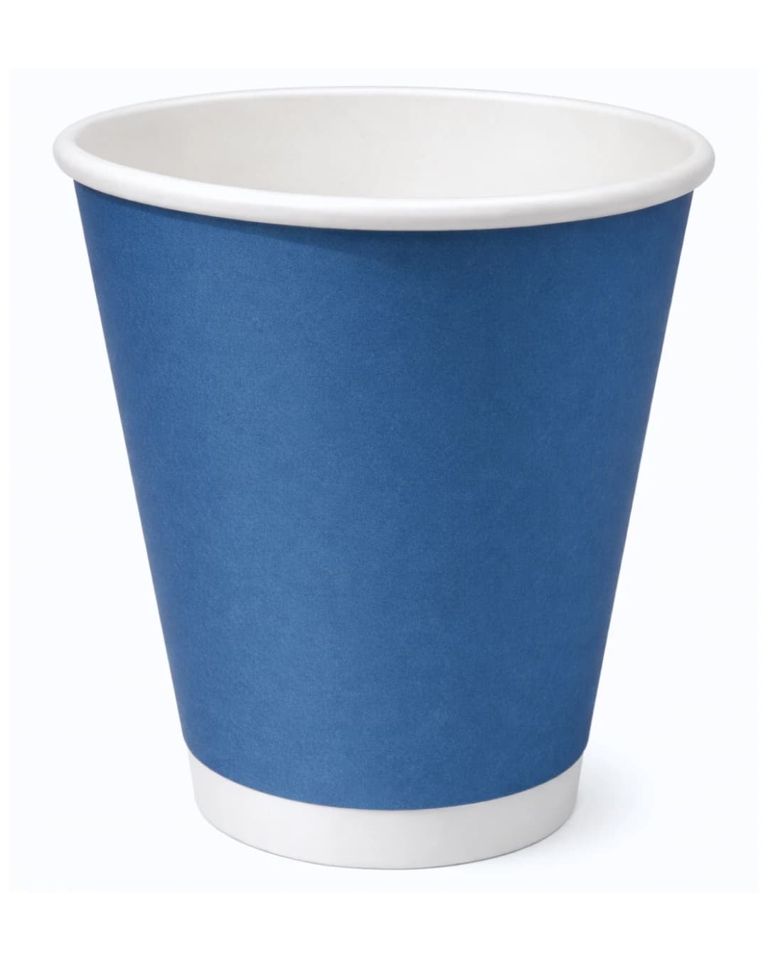 250 Ml (8 OZ) Double Wall Blue Coloured Kraft White Paper Cup